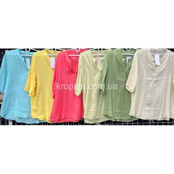 Женская блузка лен оптом 200325-676