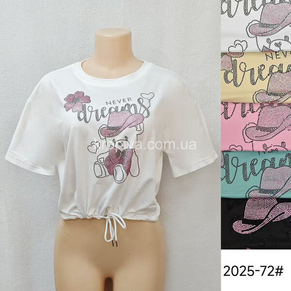 Женская футболка норма микс оптом 200325-786