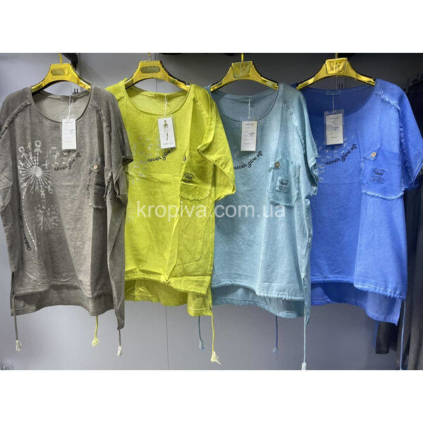 Женская футболка 168 батал оптом 040425-006