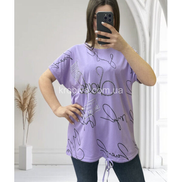 Женская футболка 25309 батал оптом 170425-761