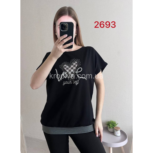 Женская футболка 2693 батал 090525-03