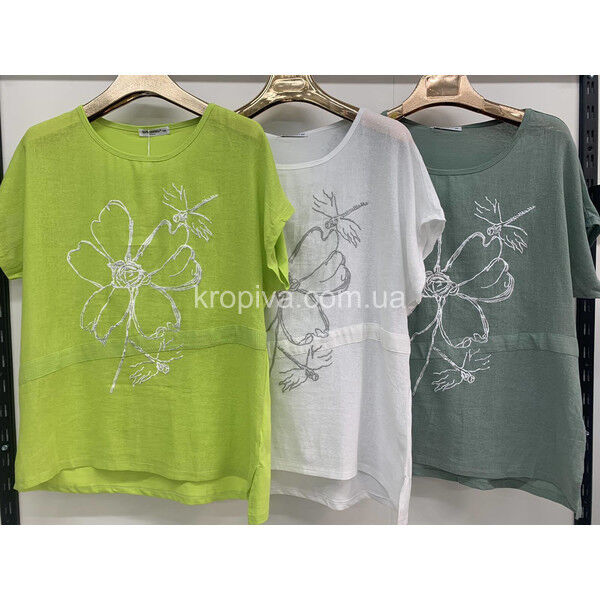 Женская футболка 7376 батал оптом 090525-083