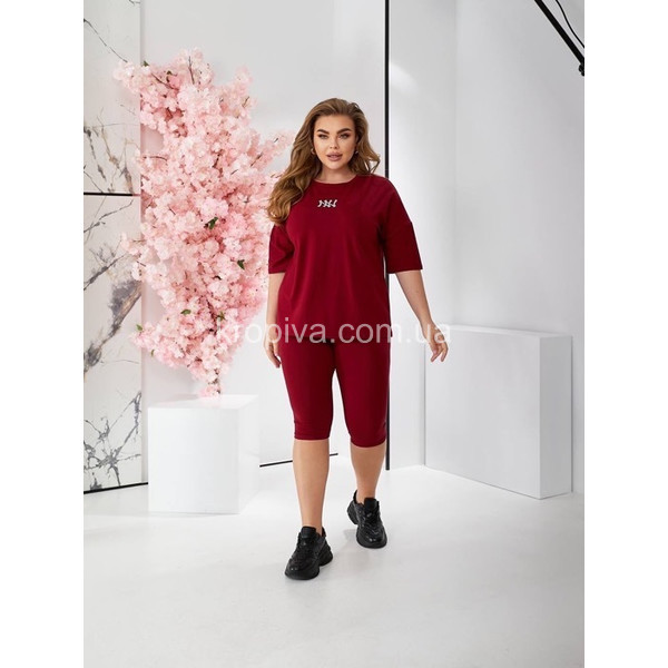 Женский костюм бриджи+кофта полубатал оптом 260525-723