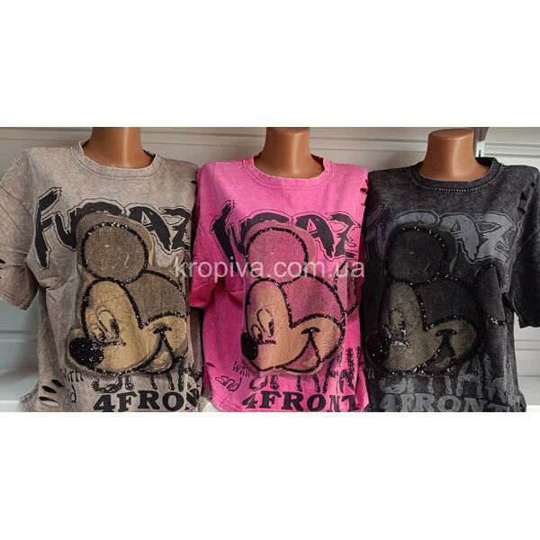 Женская футболка норма микс оптом 090625-732