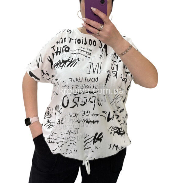 Женская футболка 25084 супербатал оптом 110625-683