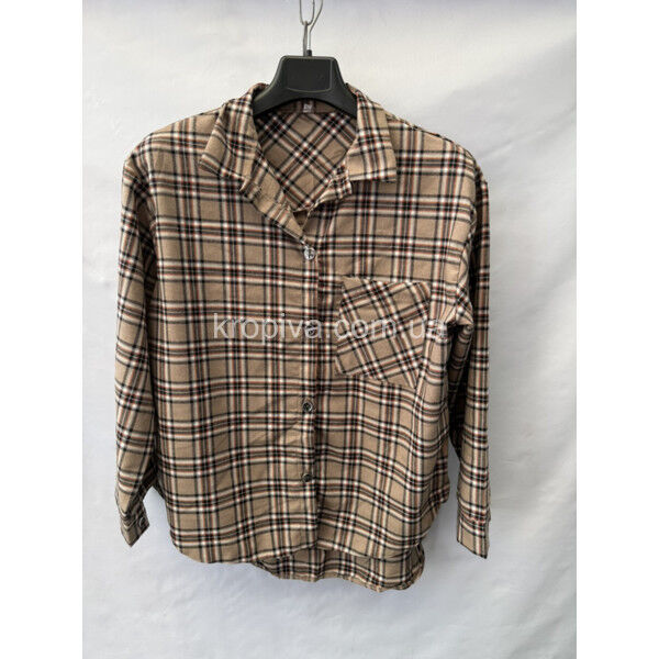 Женская рубашка батал оптом 050725-114