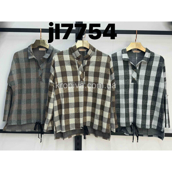 Женская рубашка 7754 батал оптом 080725-016