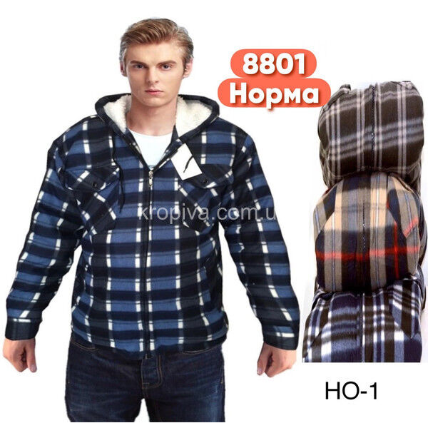 Мужская рубашка 801 микс оптом 100725-21