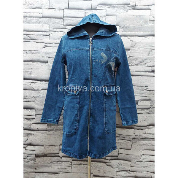 Жіночий джинсовий кардиган оптом 220725-100