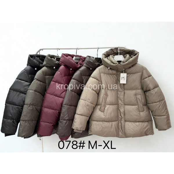 Жіноча куртка зима 078 норма оптом 080825-0224