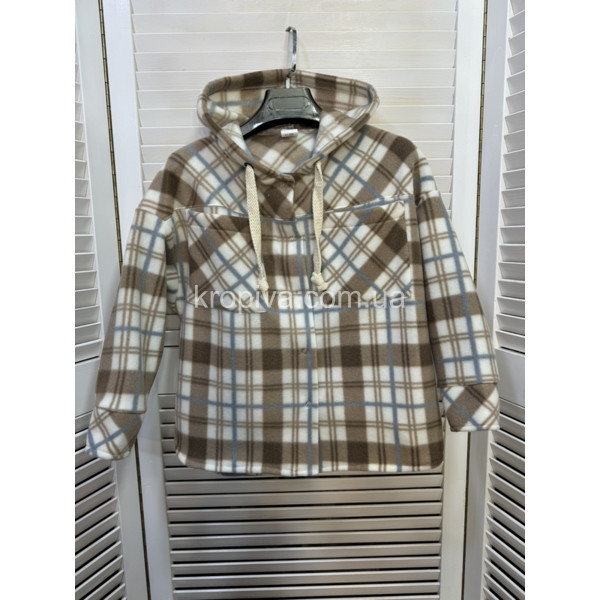 Детский кардиган/рубашка флис оптом 240825-676