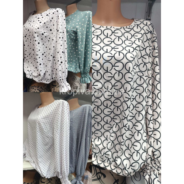 Жіноча блузка 585 напівбатал оптом 240825-755