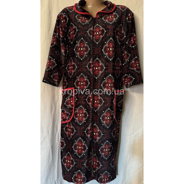 Женский халат велюр батал оптом 290825-776