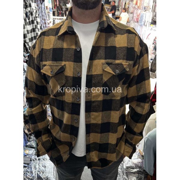 Мужская рубашка шерсть Турция оптом 250925-693