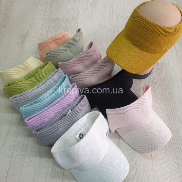 Женская кепка-козырек микс оптом 300925-726