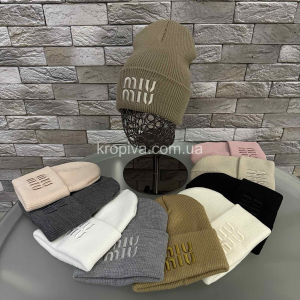 Женская двойная шапка оптом 121025-10