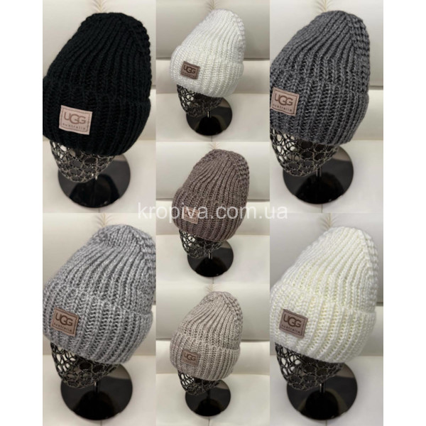 Женская вязанная шапка оптом 241025-53