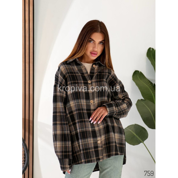 Жіноча сорочка 759 котон оптом 091125-701
