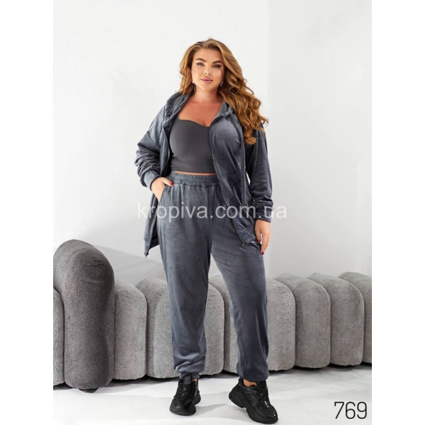 Женский спортивный костюм 769 велюр оптом 091125-711