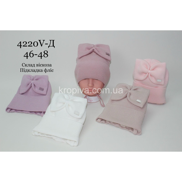 Дитяча в'язана шапка оптом 121125-88