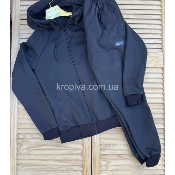 Мужской костюм черный флис оптом 161125-93