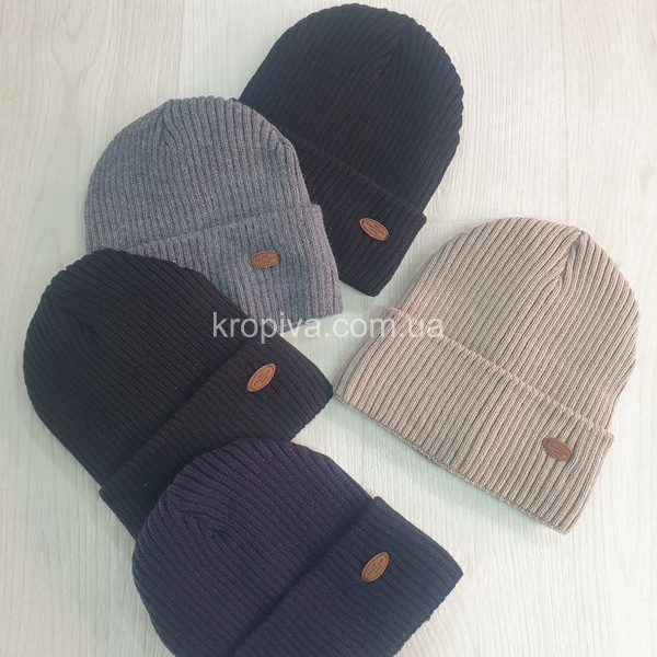 Чоловіча шапка на флісі мікс оптом 031225-652