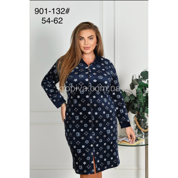 Женский халат длинный рукав оптом 081225-11