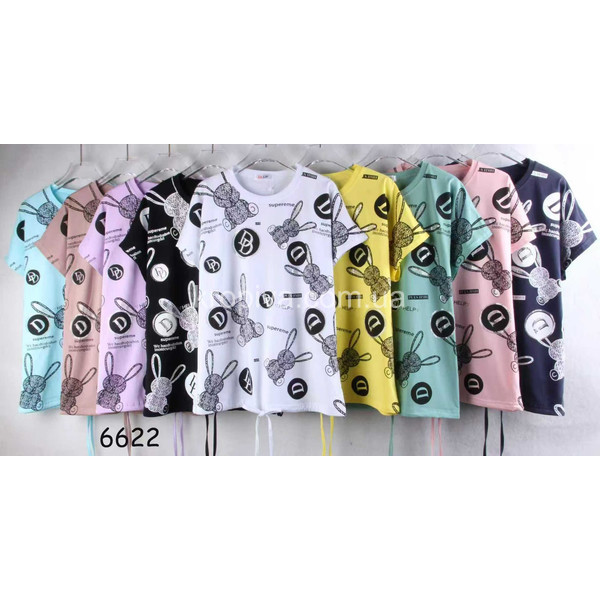 Женская футболка полубатал микс оптом 161225-757