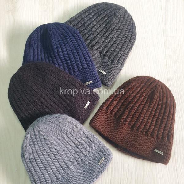 Мужская шапка на флисе микс оптом 161225-787