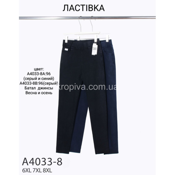 Жіночі джинси 4033-8 батал мікс оптом 200126-85