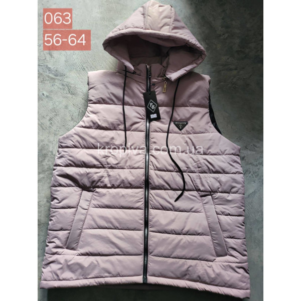 Женская жилетка батал оптом 210126-711