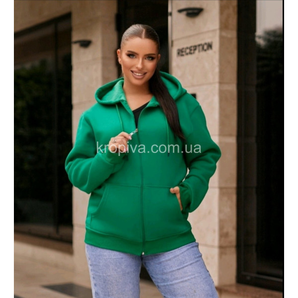 Женский батник на змейке батал Турция оптом 240126-614