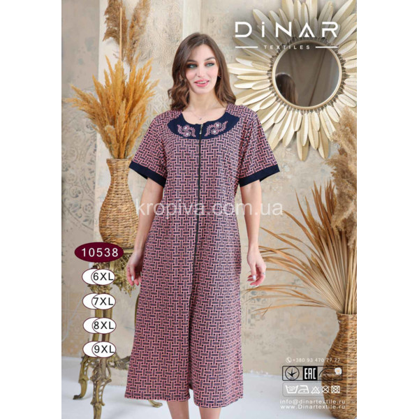 Женский халат батал Узбекистан оптом 240126-674