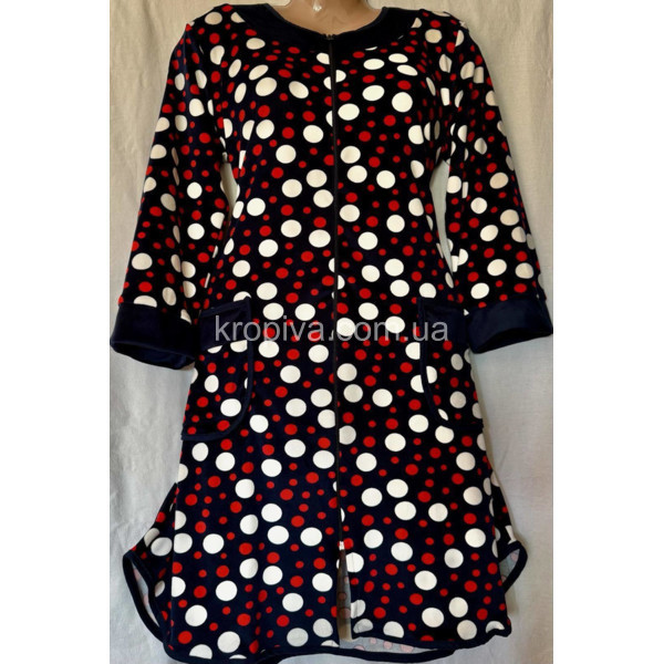 Женский халат велюр полубатал оптом 090226-676