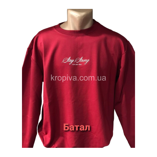 Мужской свитшот батал оптом 130226-0195