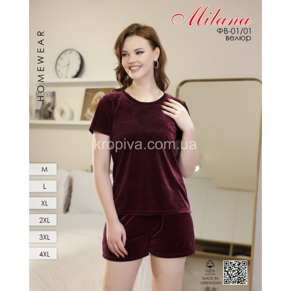 Женская пижама Milana 01/01 полубатал оптом 130226-0304
