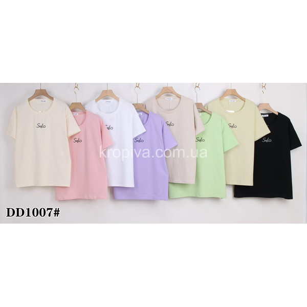 Женская футболка батал 54-60 микс оптом 010326-656