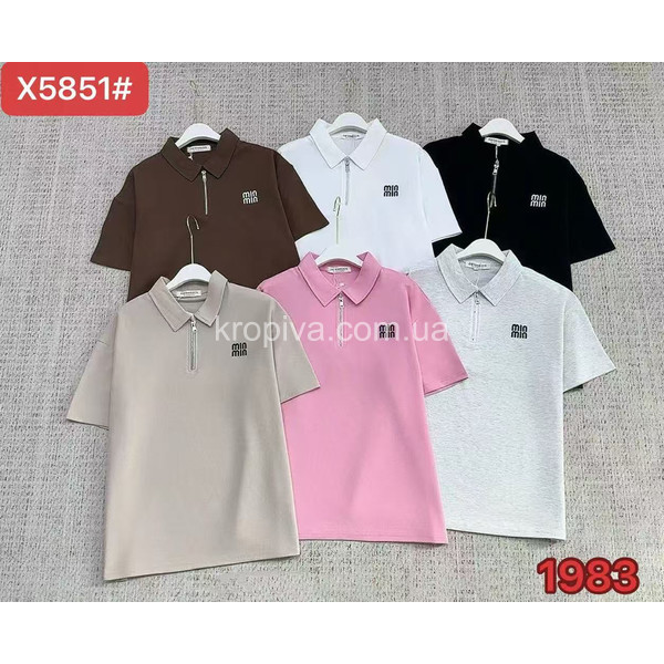 Женская футболка батал микс оптом 100326-076