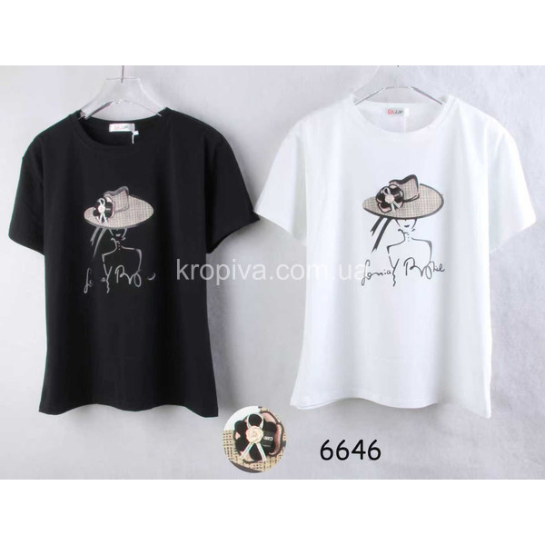 Женская футболка норма микс оптом 080326-799