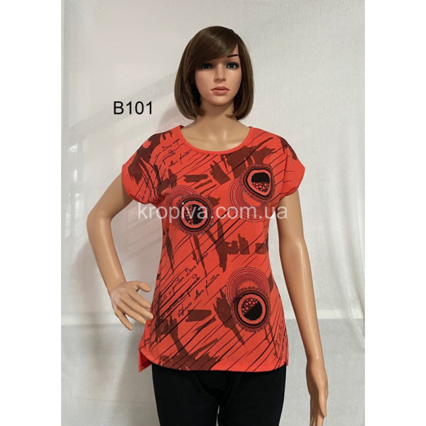 Женская футболка полубатал микс оптом 100326-717