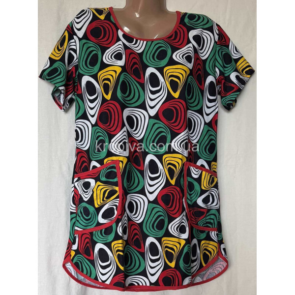 Женская футболка-туника батал оптом 120326-758