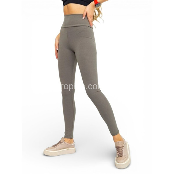 Женские лосины норма хаки оптом 230326-45