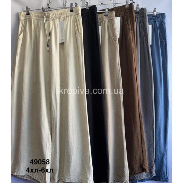 Женские летние брюки 49058 батал оптом 290326-04