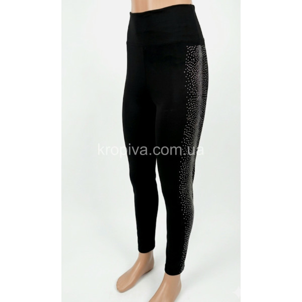Женские лосины с камнями оптом 010426-23