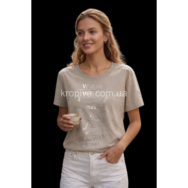 Женская футболка 25033 оптом 310326-606