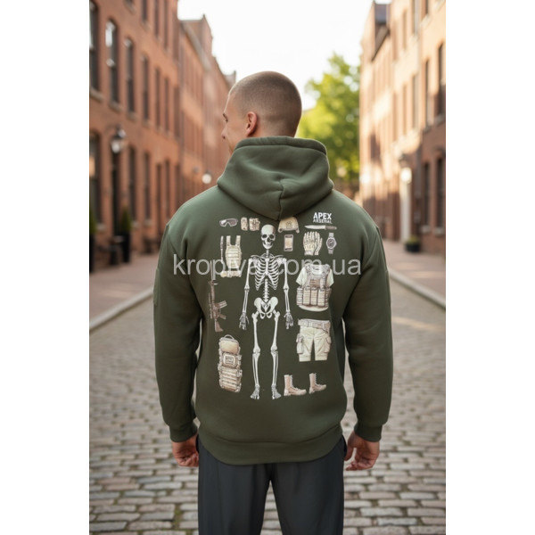 Чоловічий худі двонитка батал оптом 070426-0273