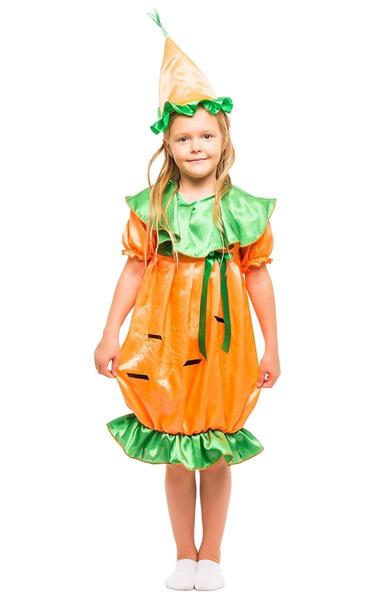 Карнавальный костюм детский Морковка для девочки