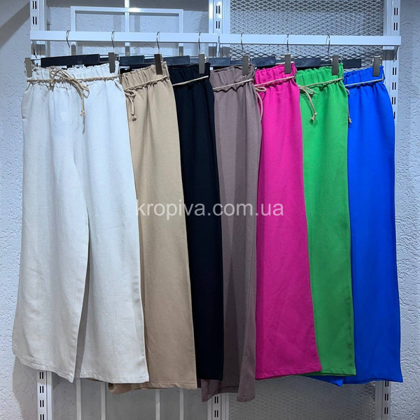 Жіночі брюки льон норма Туреччина оптом 110523-630
