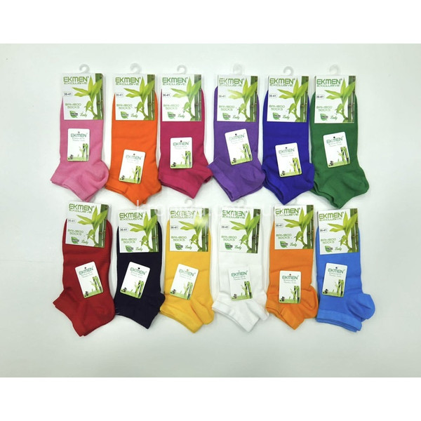 Жіночі шкарпетки бамбук без шва парфумовані Туреччина оптом  (040823-767)