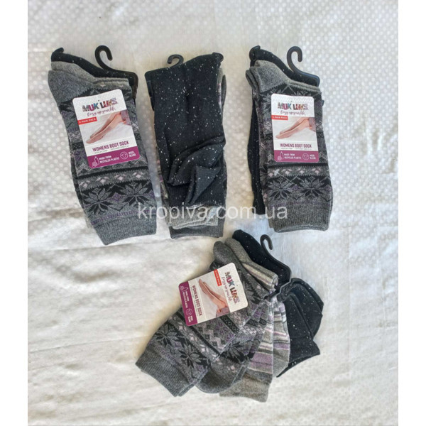 Жіночі шкарпетки високі вовна оптом 011023-623